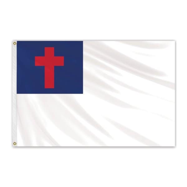 Global Flags Unlimited Christian Outdoor Nylon Flag 3'x5' 203639 - main